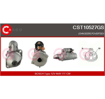 Elektromagnetický spínač pre żtartér CASCO CSO25105AS