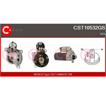 Elektromagnetický spínač pre żtartér CASCO CSO25110AS