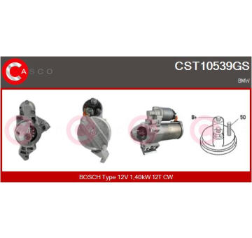 Elektromagnetický spínač pre żtartér CASCO CSO30103AS