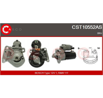 żtartér CASCO CST15165AS