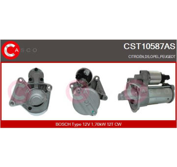 Elektromagnetický spínač pre żtartér CASCO CSO35111AS