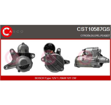Elektromagnetický spínač pre żtartér CASCO CSO35112AS