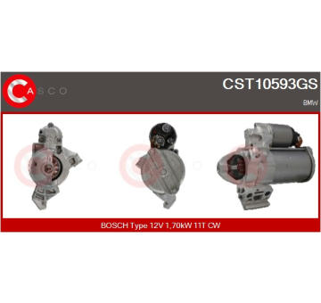 Uhlíkový kartáč, startér CASCO CBM40012AS