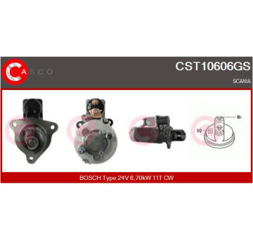 Motor stieračov CASCO CWM30110AS