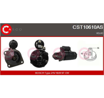 Motor stieračov CASCO CWM30126GS