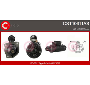 Motor stieračov CASCO CWM30129AS