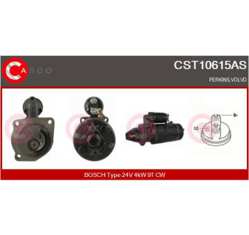 Elektromagnetický spínač pre żtartér CASCO CSO40105AS