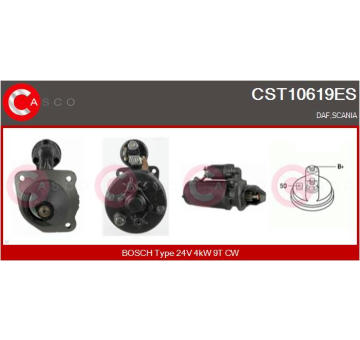 Elektromagnetický spínač pre żtartér CASCO CSO40114AS