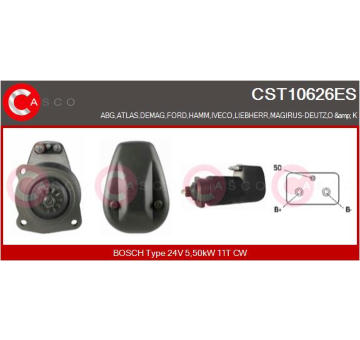 Motor stieračov CASCO CWM32124GS