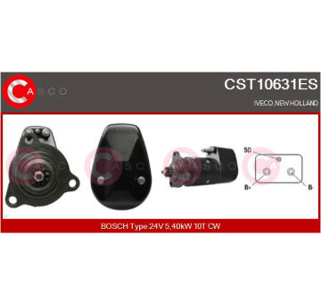 Vodní čerpadlo ostřikovače, čistění skel CASCO CWP83001AS