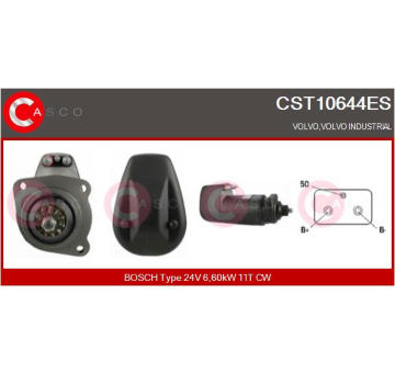 Elektromagnetický spínač pre żtartér CASCO CSO60112AS