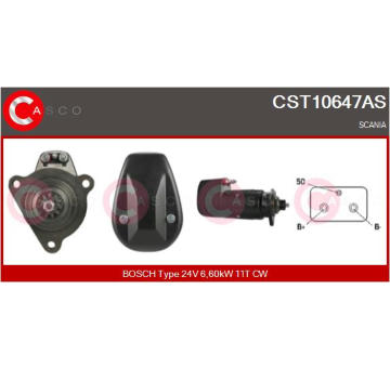 Systém čistenia skiel CASCO CWS10103GS