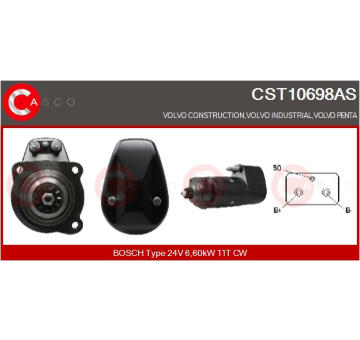 Skupina trupu, turbodmychadlo CASCO CCH70002KS