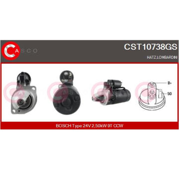 Skupina trupu, turbodmychadlo CASCO CCH71030KS