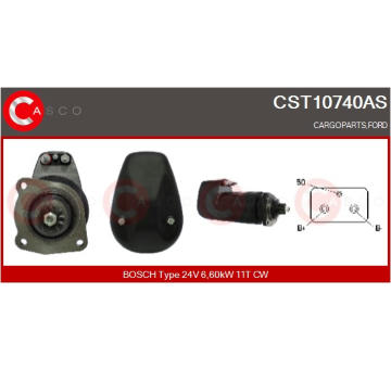 Tyčoví stěračů CASCO CWT15106GS