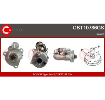 generátor CASCO CAL10549GS