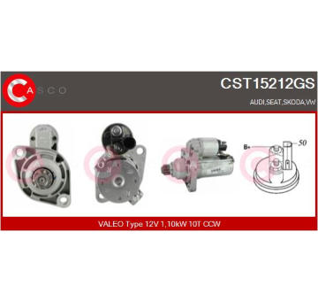 Odpor vnútorného ventilátora CASCO CRS74032GS