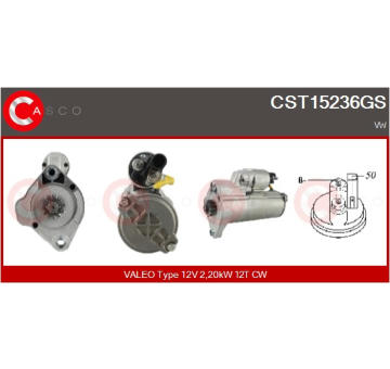 Startér CASCO CST37604AS