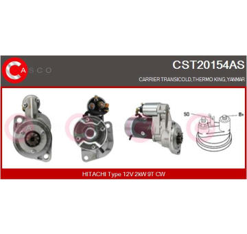 Snímač uhlu natočenia volantu CASCO CSS74309GS