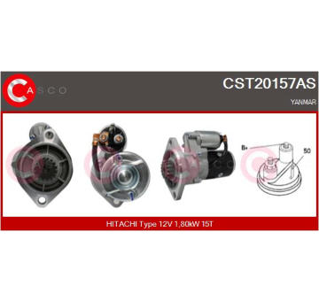 Snímač uhlu natočenia volantu CASCO CSS74315GS