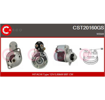 Snímač uhlu natočenia volantu CASCO CSS75300AS