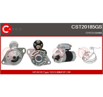 Startér CASCO CST50624GS