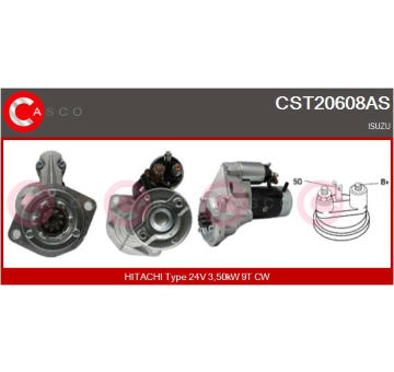 Startér CASCO CST20608AS