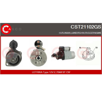 Dmychadlo, plnění CASCO CTC67039KS