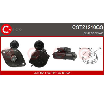 Startér CASCO CST10263AS