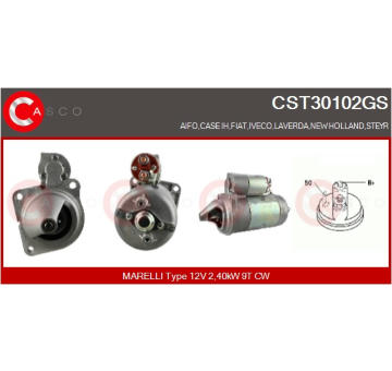 Startér CASCO CST10415AS