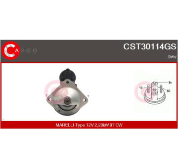 Alternátor CASCO CAL15A66AS
