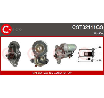 Servisní sada, kompresor CASCO CTK75004AS