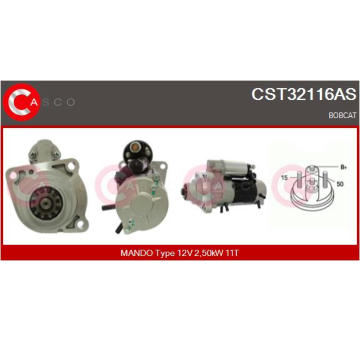 Alternátor CASCO CAL25101AS