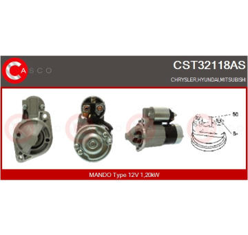 Startér CASCO CST10572GS