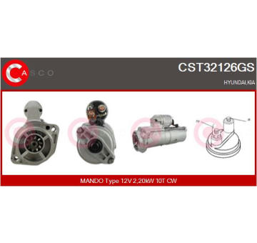 Alternátor CASCO CAL30103AS