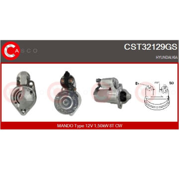 generátor CASCO CAL15276AS