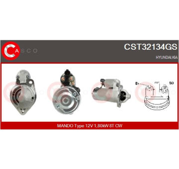 Startér CASCO CST10591GS