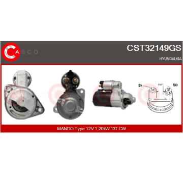 AGR-Ventil CASCO CVG71038AS