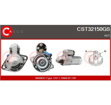 AGR-Ventil CASCO CVG71039AS