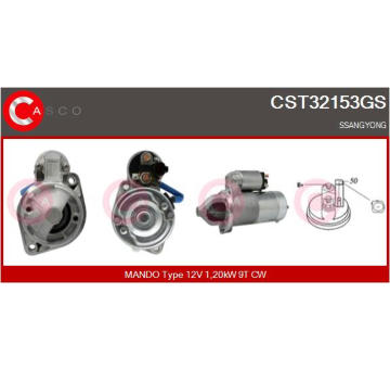 Startér CASCO CST10612AS