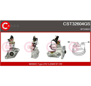 Startér CASCO CST10637AS