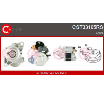 Motor stieračov CASCO CWM40108AS