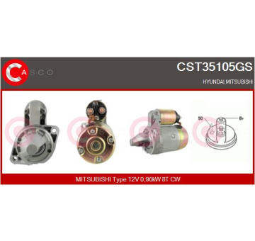 Alternátor CASCO CAL35128AS