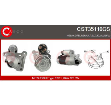 Startér CASCO CST10714GS