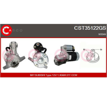 Startér CASCO CST35122GS