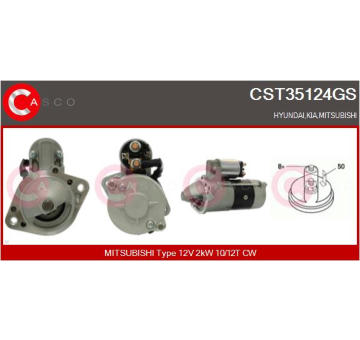 Startér CASCO CST35124GS