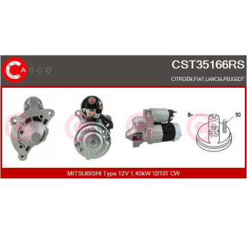 Alternátor CASCO CAL10255AS