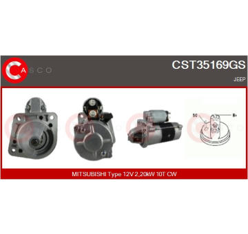 Startér CASCO CST10786AS