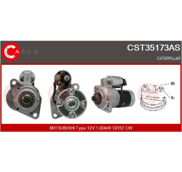 Startér CASCO CST10791AS