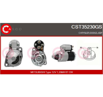 Startér CASCO CST10A01AS